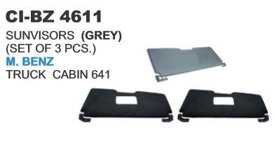 Sun Visor (Grey set of 3pcs) M Benz