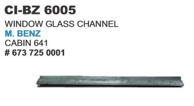 Window Glass Channel M Benz - Durable High-Quality Material | 4 Wheeler Compatibility, Warranty Included