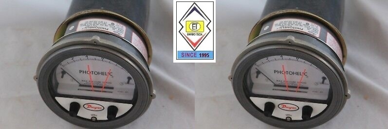Dwyer A3000-50cm Photohelic Pressure Switch Gauge Range 0-50 Cm W.c. Diameter: 4" (101.6 Mm) Dial Face