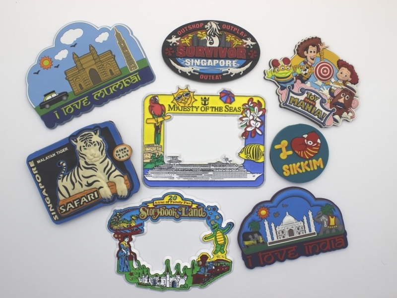 Refrigerator Magnet - Soft Pvc, Custom Shape Up To 100mm, Multi-color, 5mm Thickness, 700 Gauss Strength | Ideal For Branding, Promotions, Gift Opportunities