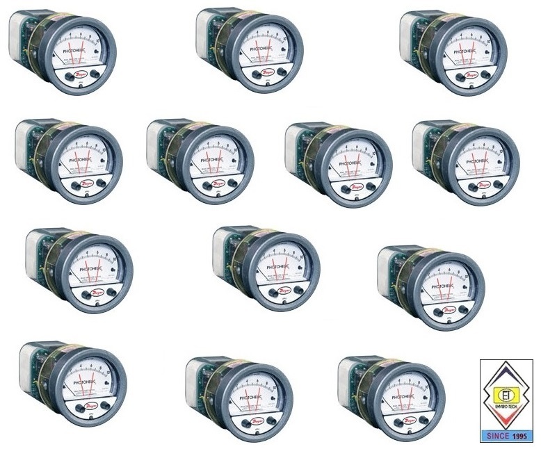 Dwyer A3000-750pa Photohelic Pressure Switch Gauge Range 0-750 Pa. Measure Pressure Of: Gas