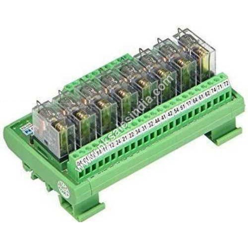 Relay Card for Batching Plant - Hot Rolled Plastic Material, Green Color, Corrosion Resistant, High Efficiency | Automatic Operation for Industrial Use