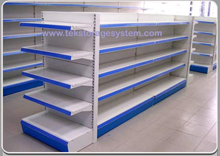 Off White Retail Display Rack