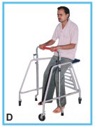 Imi 3038 Walker Universal Paraplegia - Age Group: Children