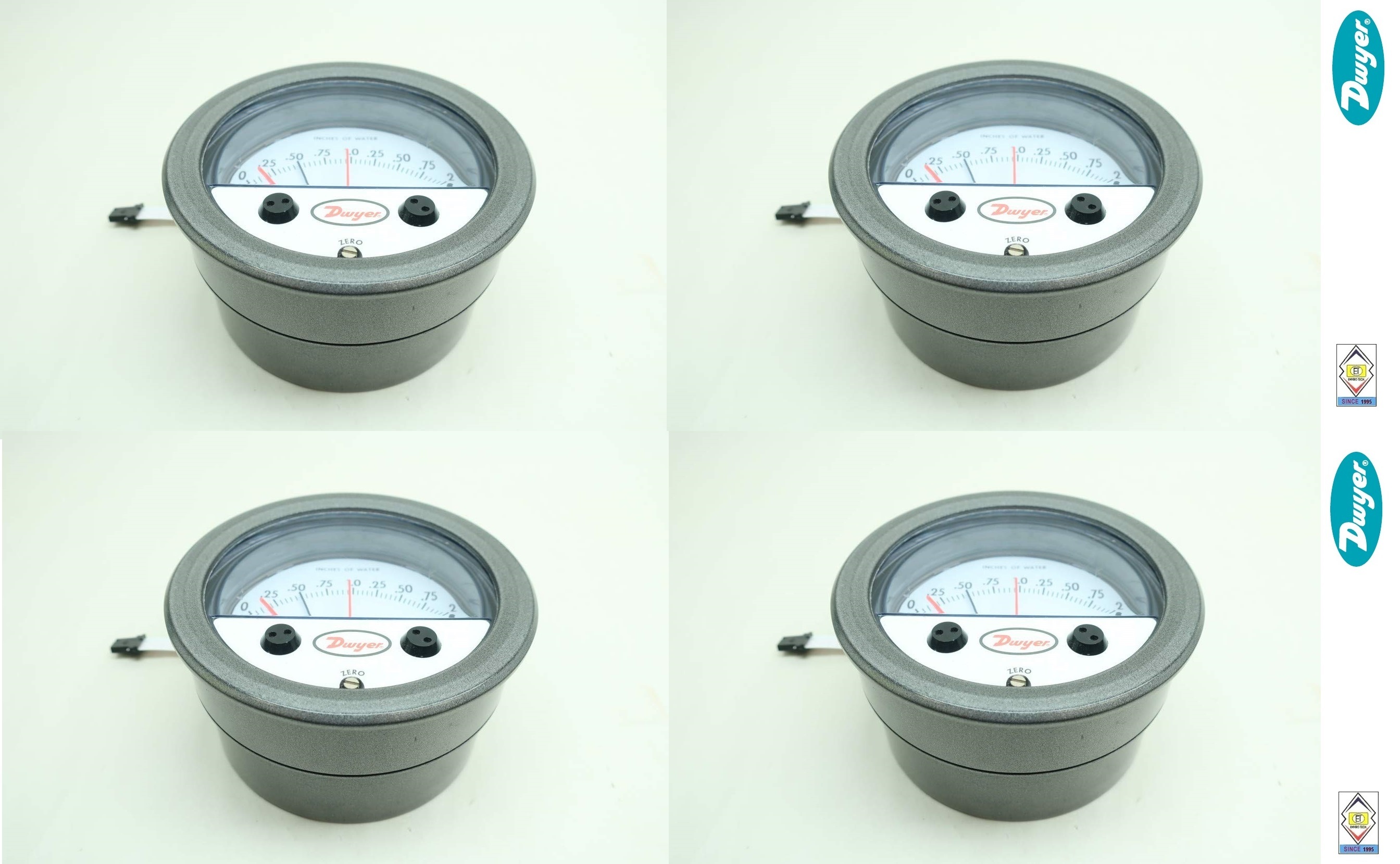 Surface Dwyer A3002 Photohelic Pressure Switch Gauge Range 0-2.0 Inch W.c.