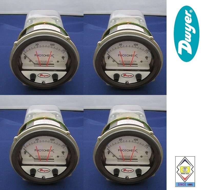 Surface Dwyer A3002 Photohelic Pressure Switch Gauge Range 0-2.0 Inch W.c.