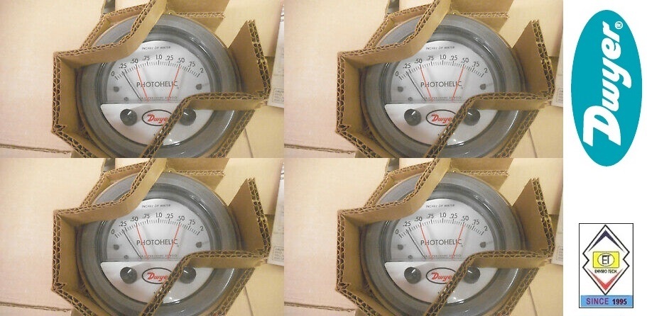 Surface Dwyer A3002 Photohelic Pressure Switch Gauge Range 0-2.0 Inch W.c.