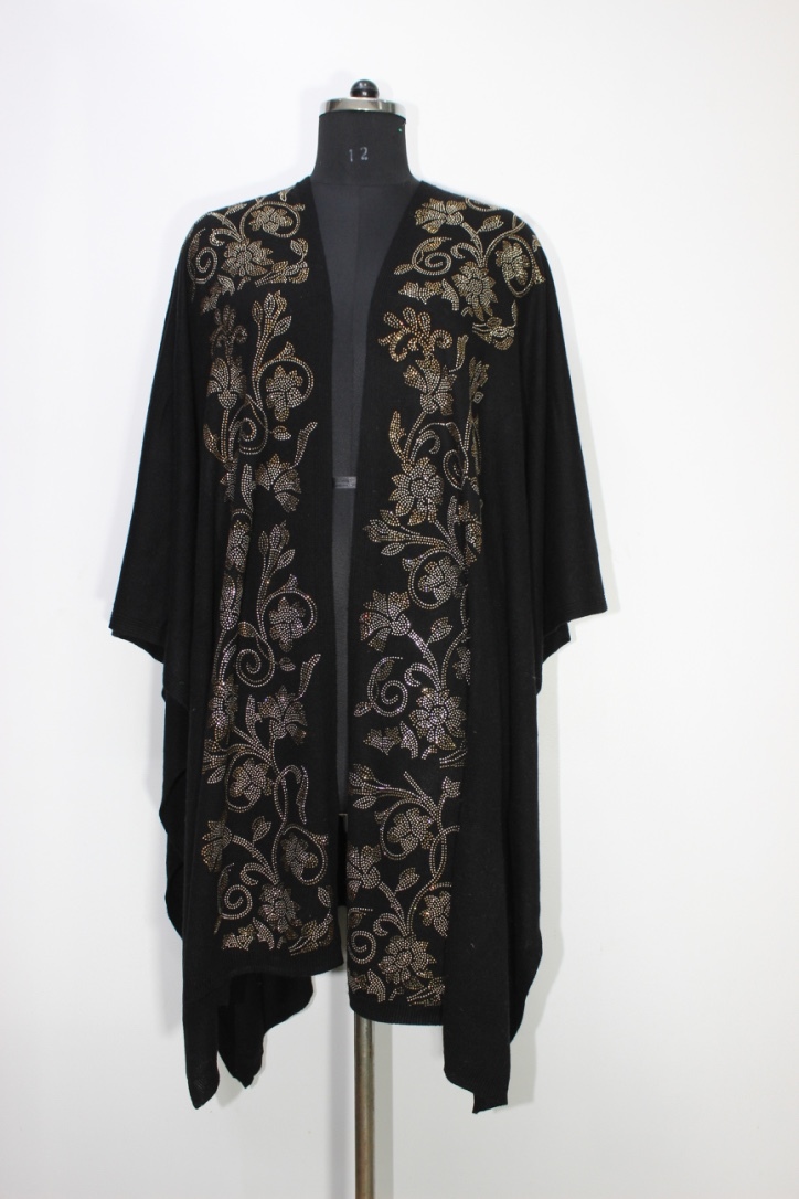 All Color Cashmere Knitted Capes Shawls With Crystal