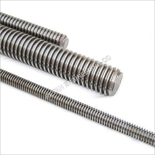 Threaded Steel Stud - 3 mm Size, Polished Finish, Corrosion Resistant, Industrial Application