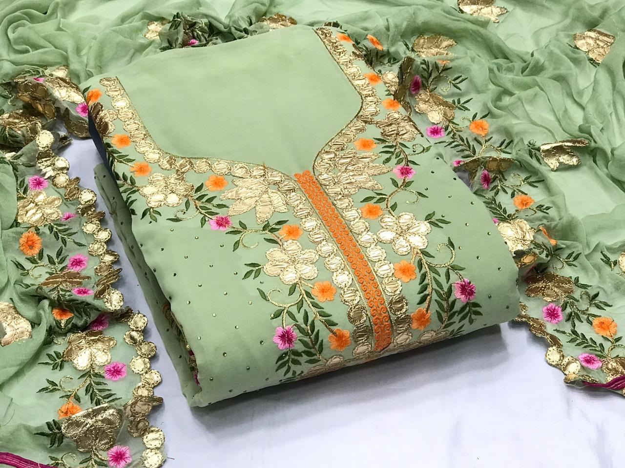 Multi Ladies Suit Dress Material