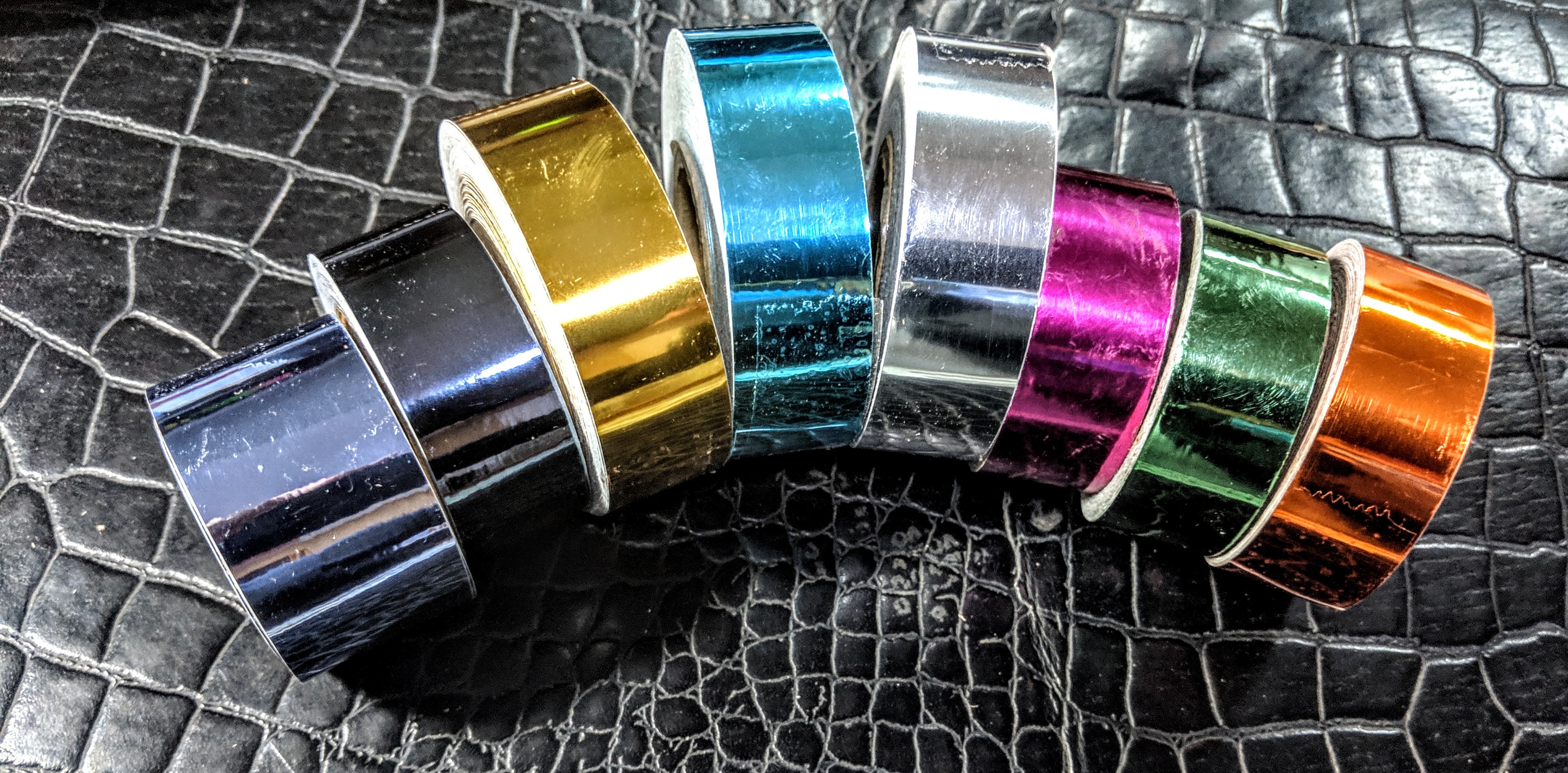 Holographic Self-adhesive Tape - 12 Patterns, 24 Colors | Non-toxic, Solvent-free, 3d Effect For Arts, Crafts, And Sports Equipment