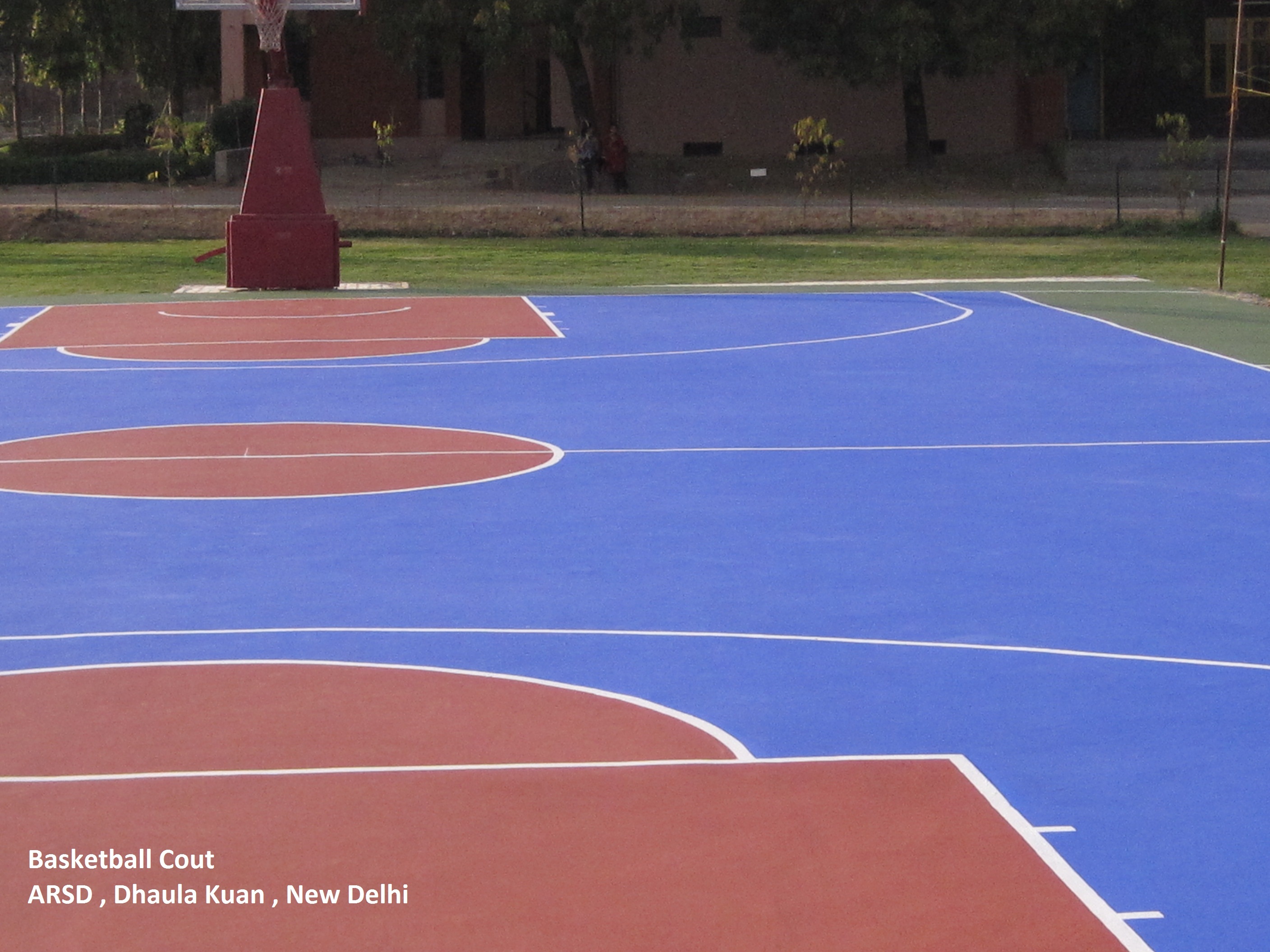 Moldo Hpu 500 Cushion Sports Flooring For Lawn Tennis Courts - Rubber Pu Material, 1 X 1 Sqft Size, Green/red/blue Colors, Satin Finish, 21 Mm Thickness | Low Voc, Eco-friendly, Hybrid Technique