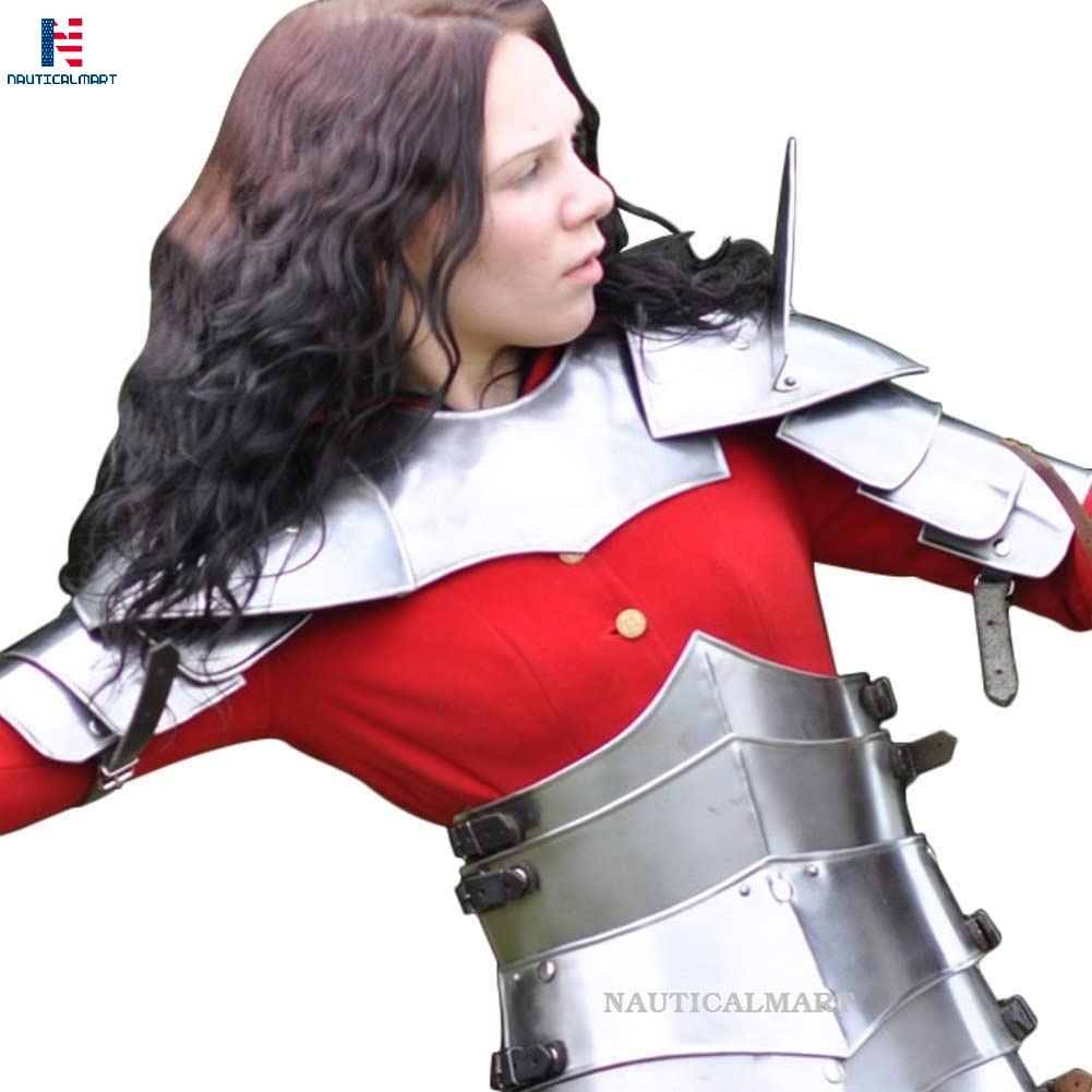 Steel Nauticalmart Ladys Gothic German Style Medieval Armor Set