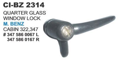 Outer Glass Window Lock M Benz - Durable Alloy Construction, 4 Wheeler Compatibility, Comprehensive Warranty Included