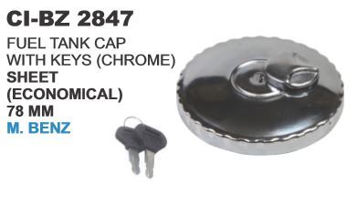 Fuel Tank Cap with Keys M Benz - Durable Plastic Construction, Compatible with 4-Wheelers | Warranty Included, Keyed Security Feature