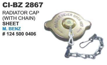Radiator Cap with Chain M Benz