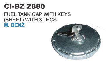 Fuel Tank Cap with Keys 3 Legs M Benz