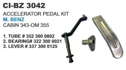 Accelerator Pedal Kit M Benz - OE No: Tube: , Bearing: , Lever: | 4 Wheeler Compatibility, Warranty Included
