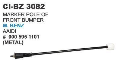 Marker Pole Front Bumper M Benz