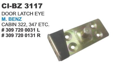 Door Latch Eye M Bnez - Durable Metal Design for 4-Wheeler Vehicles | Includes Manufacturer Warranty for Enhanced Reliability
