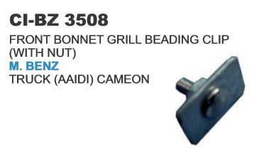 Front Bonnet Grill Beading Clip - Durable Plastic, Universal Fit For 4-wheeler Vehicles | Includes Warranty For Quality Assurance