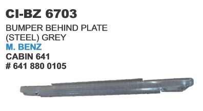 Bumper Behind Plate Grey M Benz Vehicle Type: 4 Wheeler