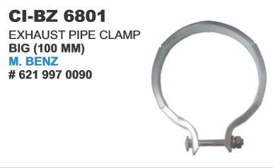 Exhaust Pipe Clamp (BIG) M Benz - Durable Steel Construction | Vehicle Type: 4 Wheeler, Warranty Included