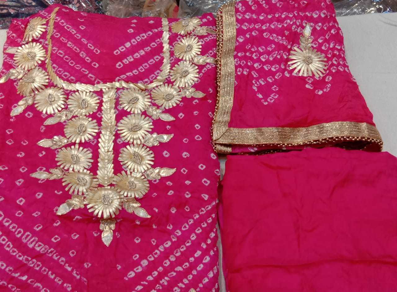 Jaipuri Charki Gottapati Suit Application: Women Material