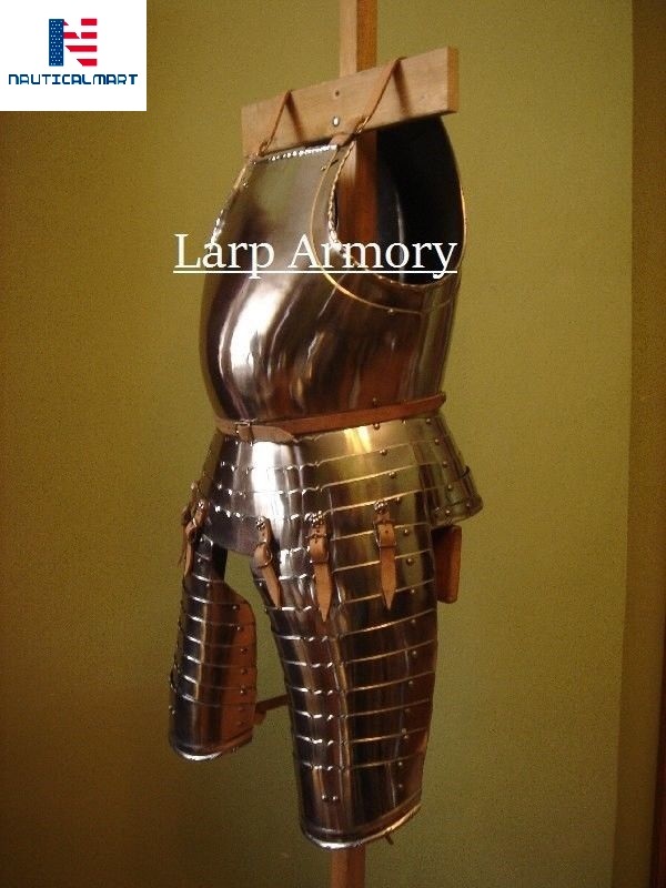 Steel Medieval Breastplate Wearable Reenactment Suit Of Armour