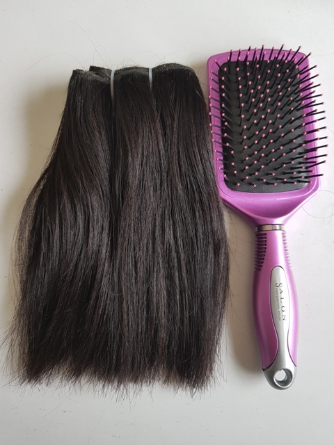 Indian Natural Temple Straight Hair Color
