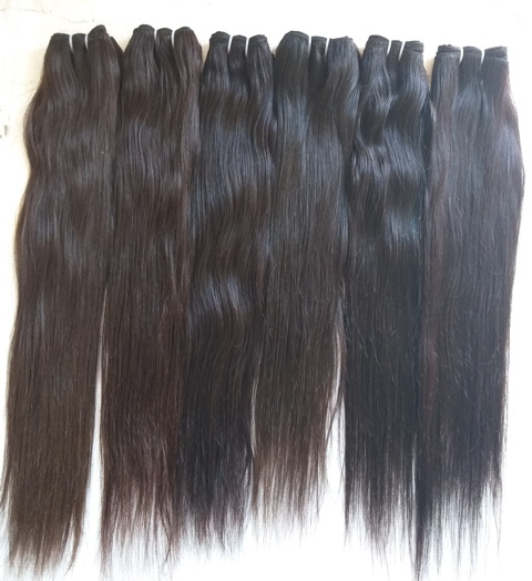 Indian Natural Temple Straight Hair Color