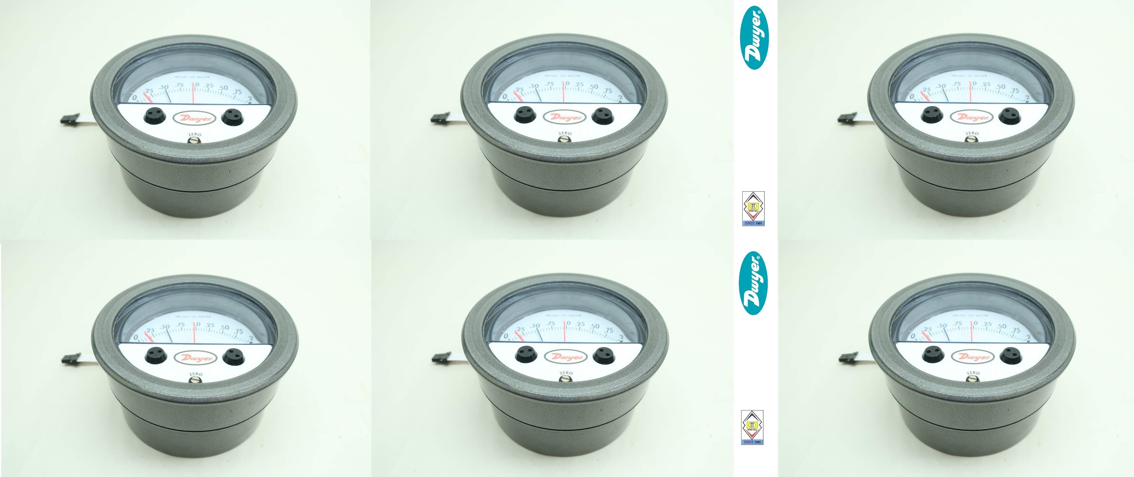 Dwyer A3015 Photohelic Pressure Switch Gauge Range 0-15 Inch W.c. Accuracy: A 2% Of Fs At 70a F (21.1a C)