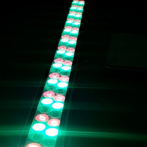Multicolor Led Light Luminary - 80 Watt, Adc12 Housing Material, Indoor/outdoor Decorative Lighting, Integrated Energy Efficient Driver, Durable Heat Sink