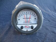 Dwyer A3040 Photohelic Pressure Switch Gauge Range 0-40 Inch W.c. Diameter: 4" (101.6 Mm) Dial Face