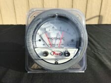 Dwyer A3040 Photohelic Pressure Switch Gauge Range 0-40 Inch W.c. Diameter: 4" (101.6 Mm) Dial Face