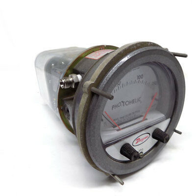 Dwyer A3080 Photohelic Pressure Switch Gauge Range 0-80 Inch W.c. Diameter: 4" (101.6 Mm) Dial Face