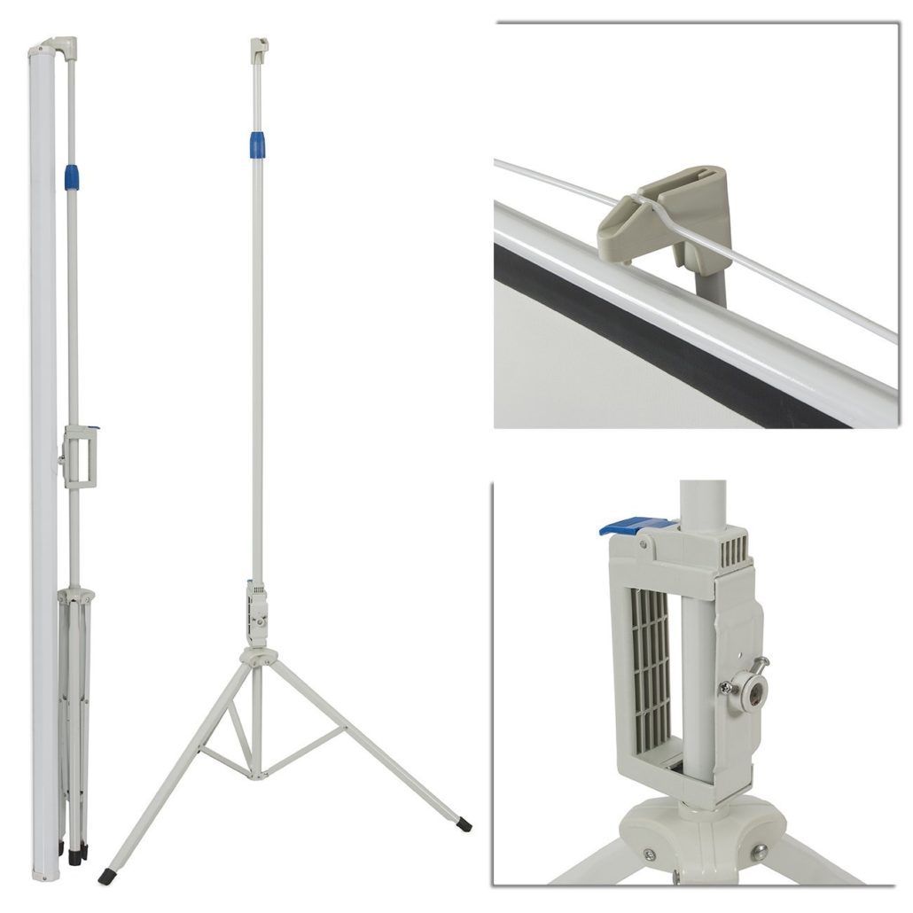Pro-series Imported Tripod Projector Screen Contrast Ratio: 1080p Full Hd