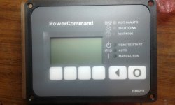 Cummins Power Command Controller HMI 211 - Remote Generator Control Panel Part 0541 1394