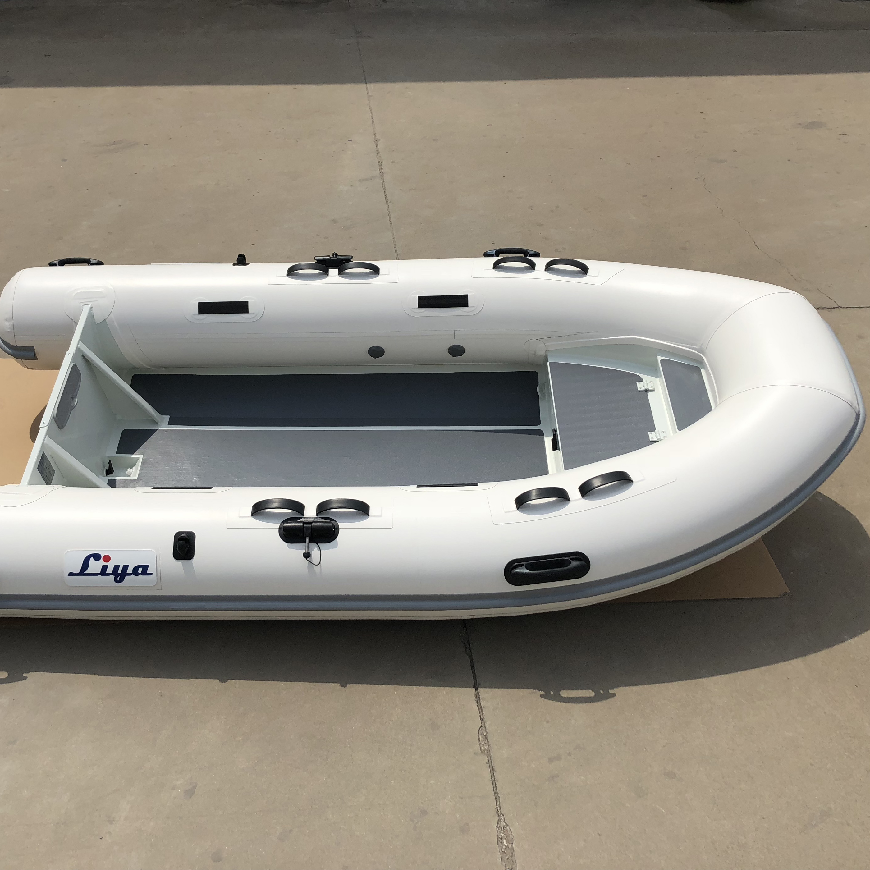 Liya Inflatable Rib Boats - Aluminum Hull, 5m-8.3m Length, 10 Passengers Capacity, Optional Color, Oem Design