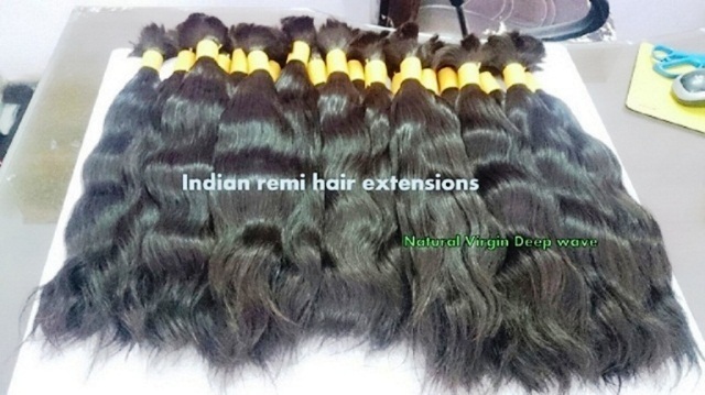Natural Color No Shedding And No Tangle Unprocessed Wavy Hair