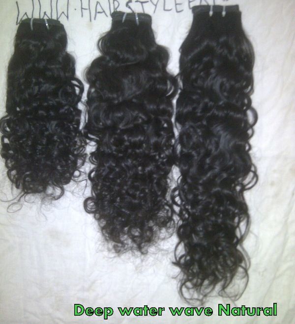Natural Color No Shedding And No Tangle Unprocessed Wavy Hair
