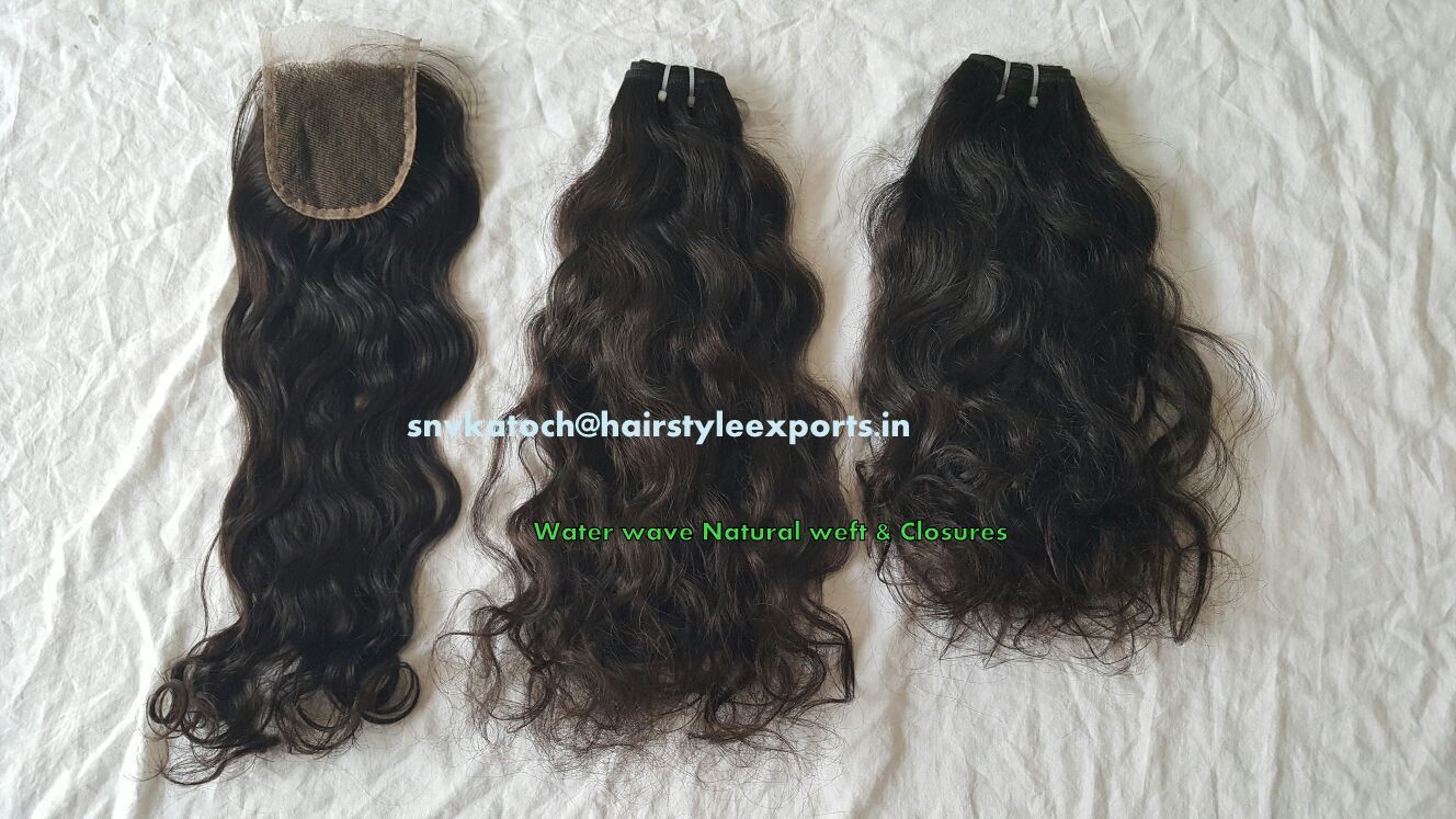 Natural Color No Shedding And No Tangle Unprocessed Wavy Hair