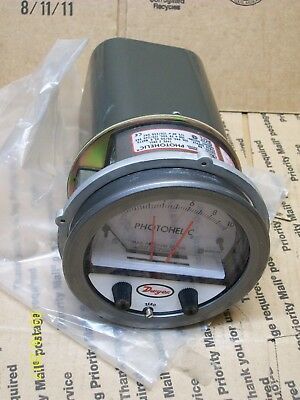 Dwyer A3150 Photohelic Pressure Switch Gauge Range 0-150 Inch W.c. Diameter: 4" (101.6 Mm) Dial Face