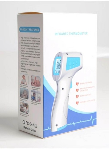 Non-Contact Body Infrared Thermometer - Precision Temperature Detection, New Design for Enhanced Accuracy in Varied Environments