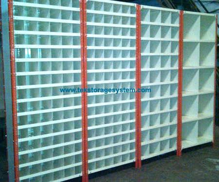 Dark Grey Slotted Angle Storage Rack System