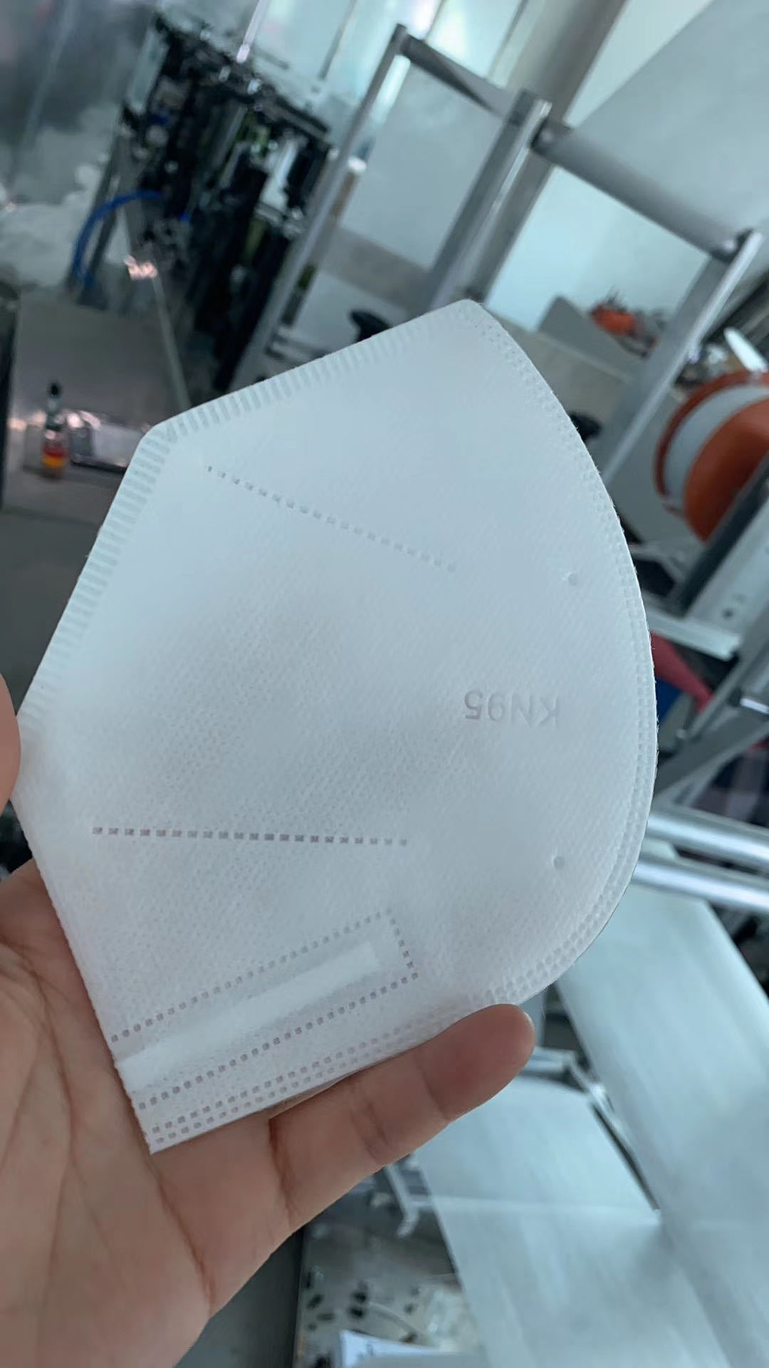 Semi-automatic 3ply Elastic-earloop Mask Machine