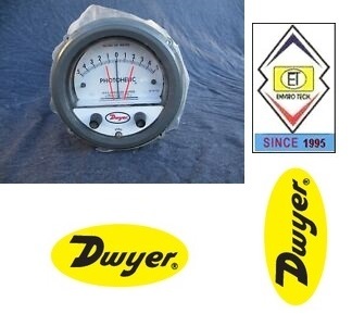 Dwyer A3204 Photohelic Pressure Switch Gauge Range 0-4 Psi. Diameter: 4" (101.6 Mm) Dial Face