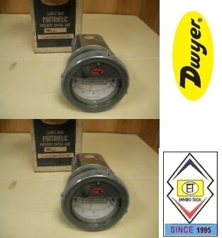 Dwyer A3205 Photohelic Pressure Switch Gauge Range 0-5 Psi. Diameter: 4" (101.6 Mm) Dial Face