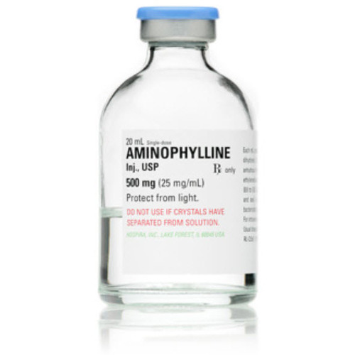 Aminophylline Injection - 250/500mg Liquid Vial | Effective Bronchodilator for Asthma, Chronic Bronchitis, Emphysema Relief