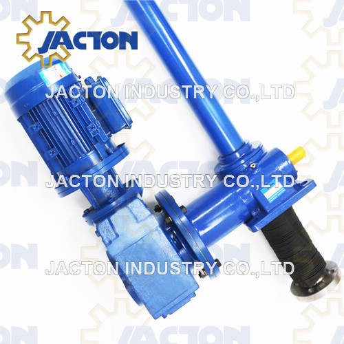 Inverted 10 Ton Electric Screw Jack 40" With A 220v Single Phase Motor